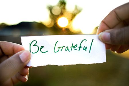 Be Grateful in Recovery
